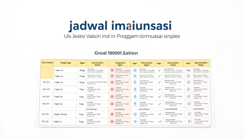 jadwal imunisasi